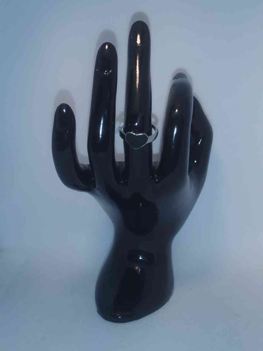 Black Heart Retro Geometric Ring - Roanoke, Virginia