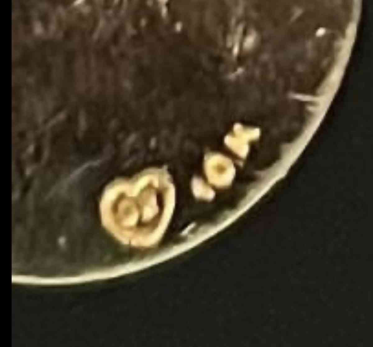 10K Gold Believe Pendant Necklace With Quartz - Phelan, California - FleaMarketBay