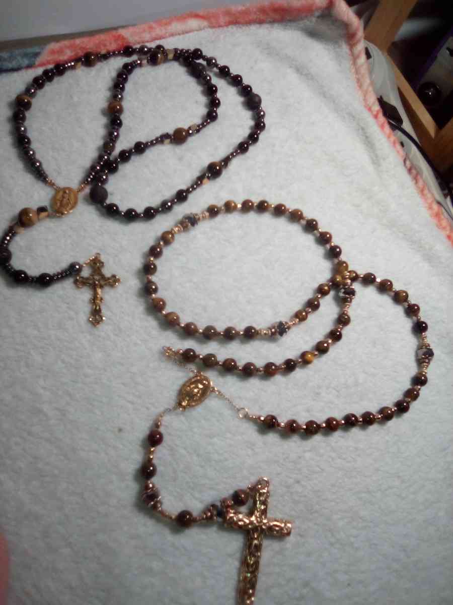 Rosaries made with natural healing stones - Greeley, Colorado - FleaMarketBay