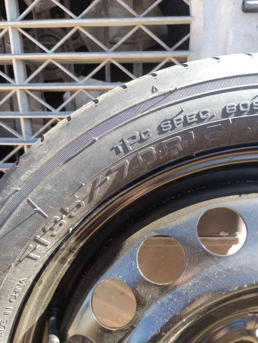 5 lug spare tire 2018 to 2021 Chevy equinox - Benson, Arizona - FleaMarketBay