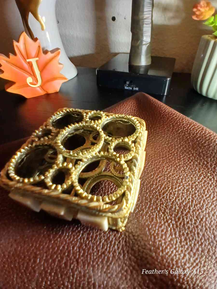 Vintage Florenza Lipstick Holder with Hand painted Tiles - Murfreesboro, Tennessee - FleaMarketBay