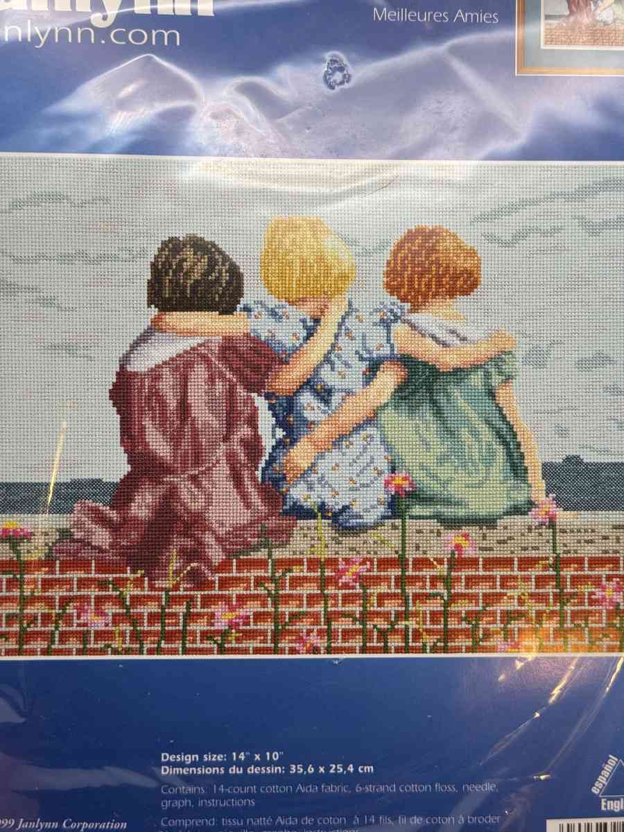 1048PSS Janlynn 21128  Best Friends  Counted Cross Stitch - Gallatin, Tennessee - FleaMarketBay