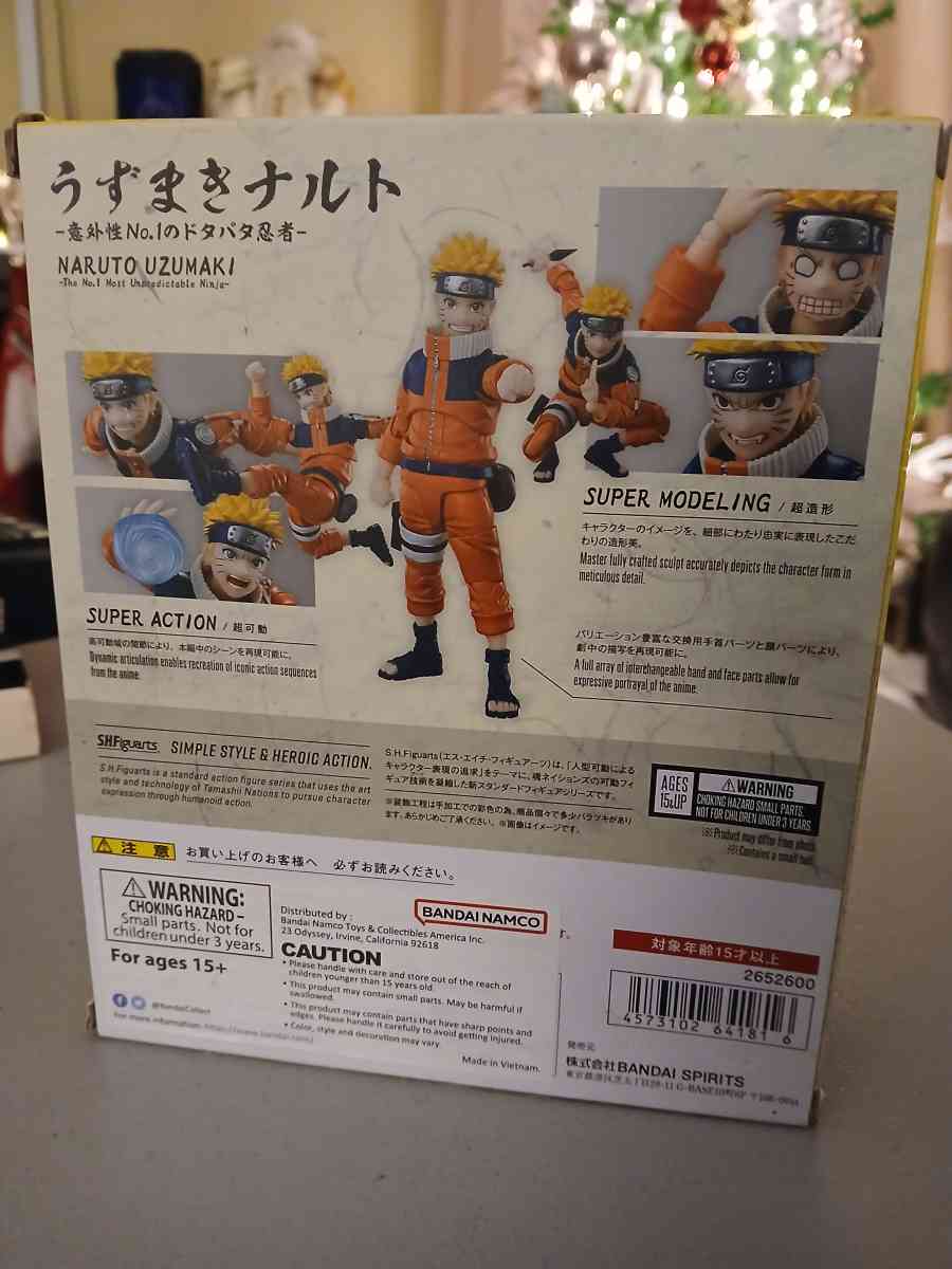 Figuarts Naruto Uzumaki with items - Indianapolis, Indiana - FleaMarketBay