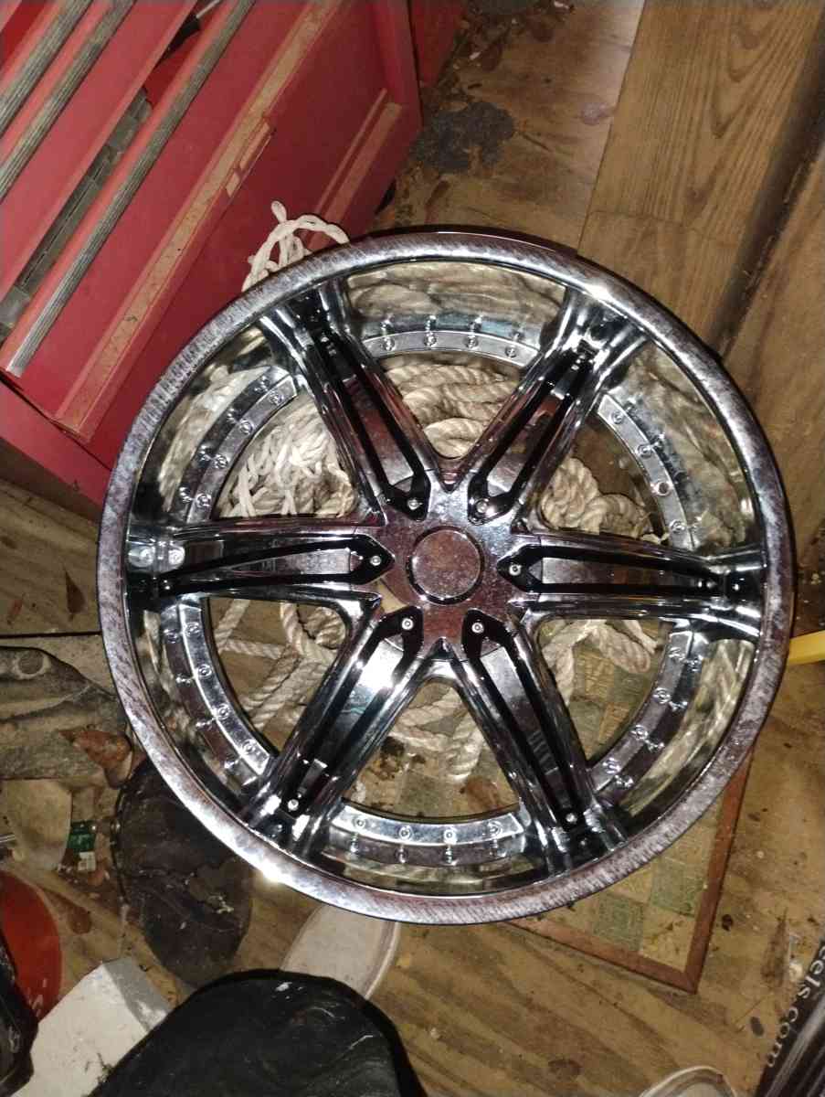 22x9 Venice 5 lug brand new rims - Pensacola, Florida - FleaMarketBay