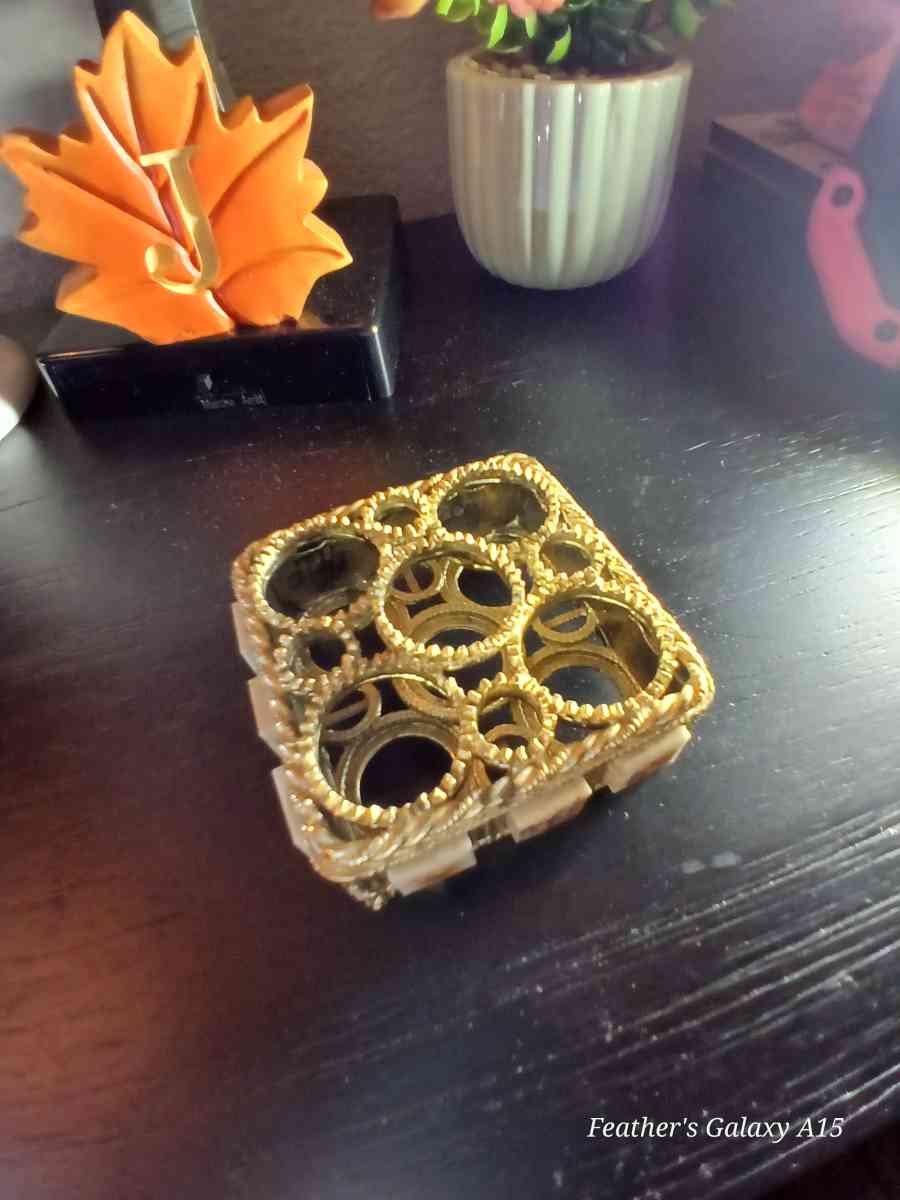 Vintage Florenza Lipstick Holder with Hand painted Tiles - Murfreesboro, Tennessee - FleaMarketBay