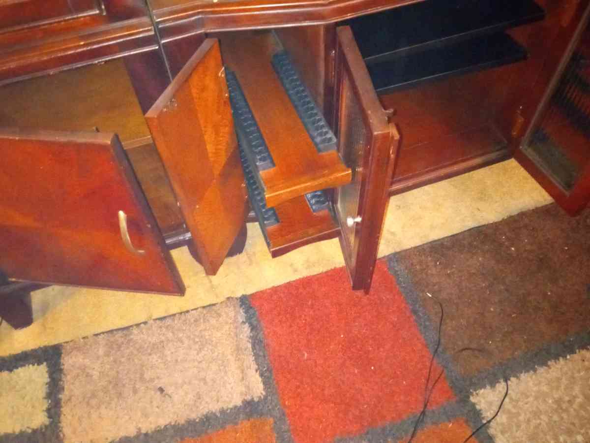 entertainment center lighted - Denison, Texas - FleaMarketBay