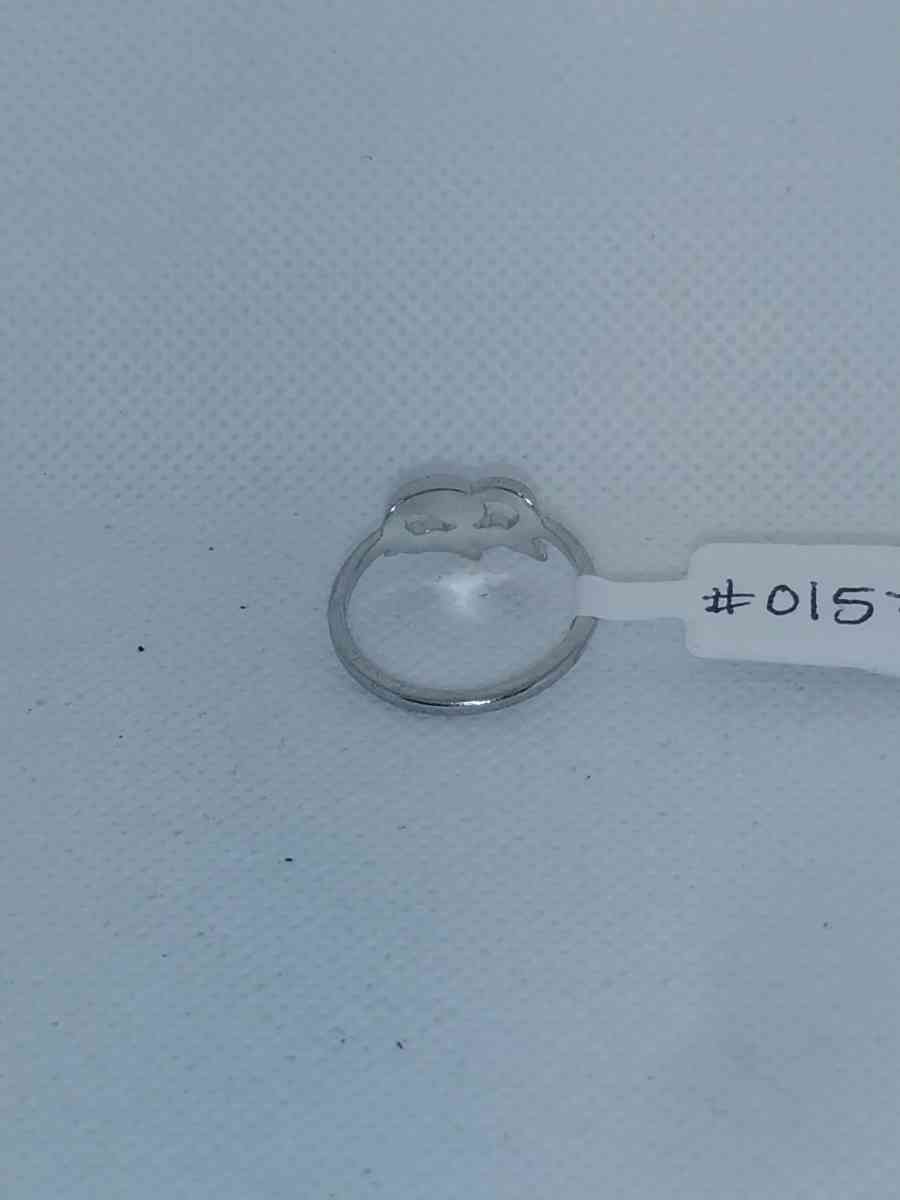 Silver Open Heart Shaped Ring GA - Roanoke, Virginia - FleaMarketBay