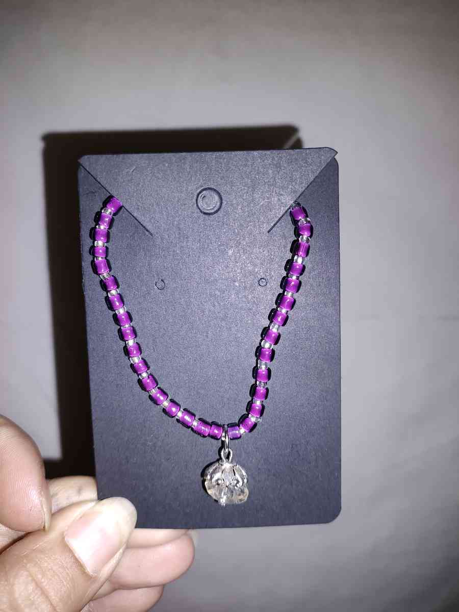 glass bead stretch bracelet - Mountain Rest, South Carolina