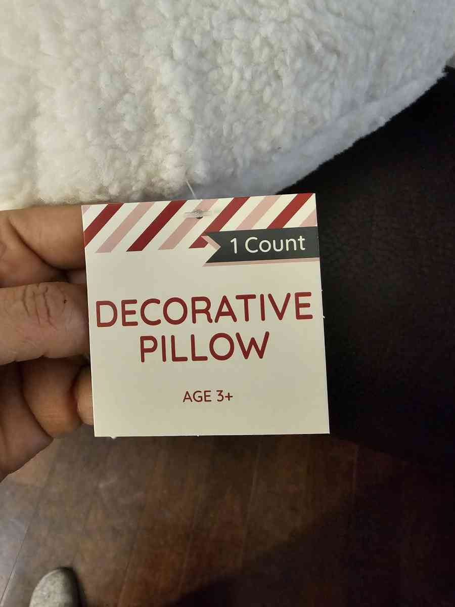 Target bullseyes playground christmas reindeer pillow 14H - Indianapolis, Indiana - FleaMarketBay