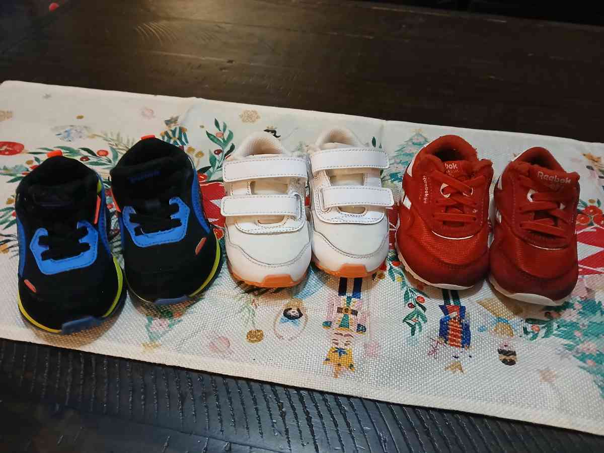Lot of baby shoes Nike Reebok and Puma 4C - Indianapolis, Indiana - FleaMarketBay