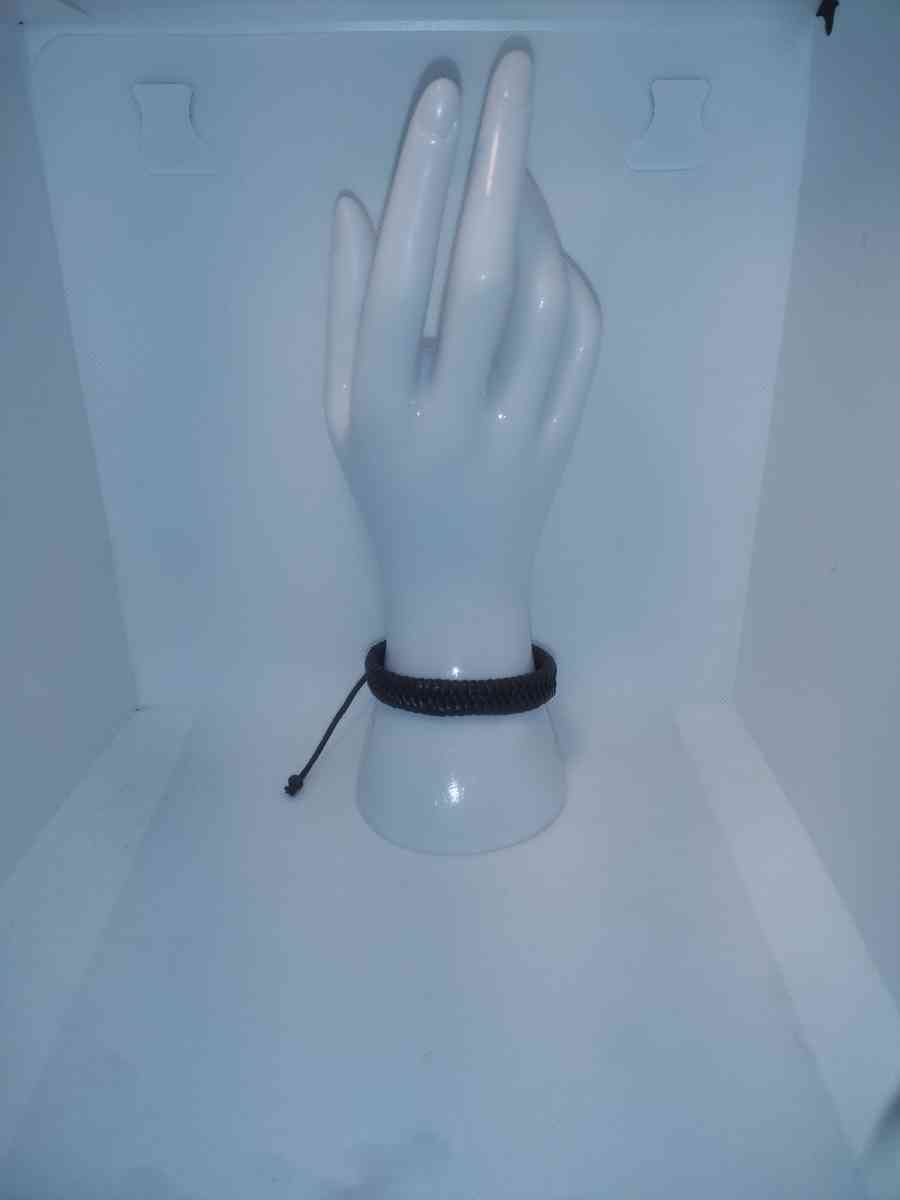 Faux Leather Bracelet braided brown - Roanoke, Virginia - FleaMarketBay