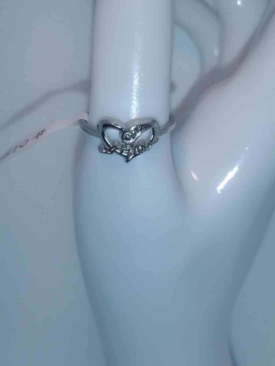 Silver Open Heart Shaped Ring GA - Roanoke, Virginia