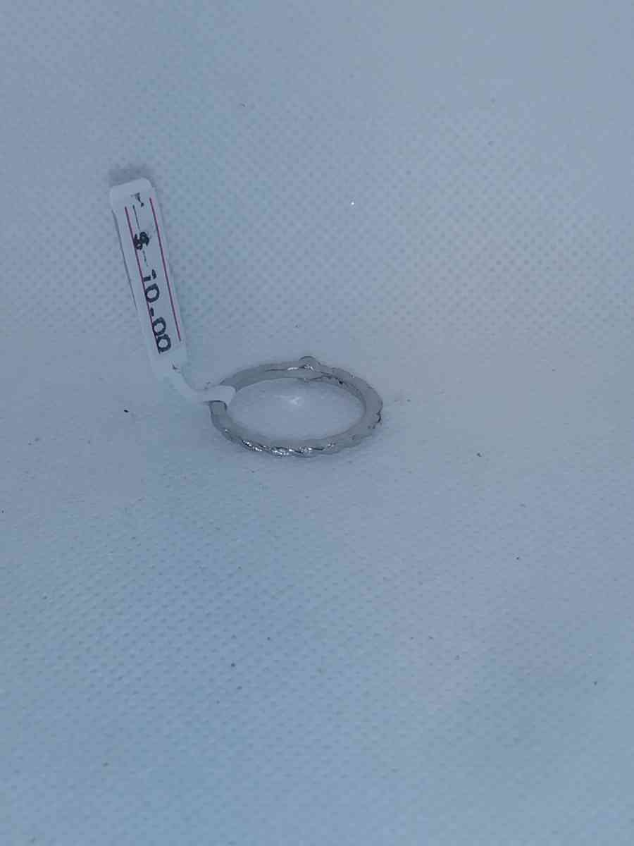 Black Stone Retro Geometric Ring - Roanoke, Virginia - FleaMarketBay