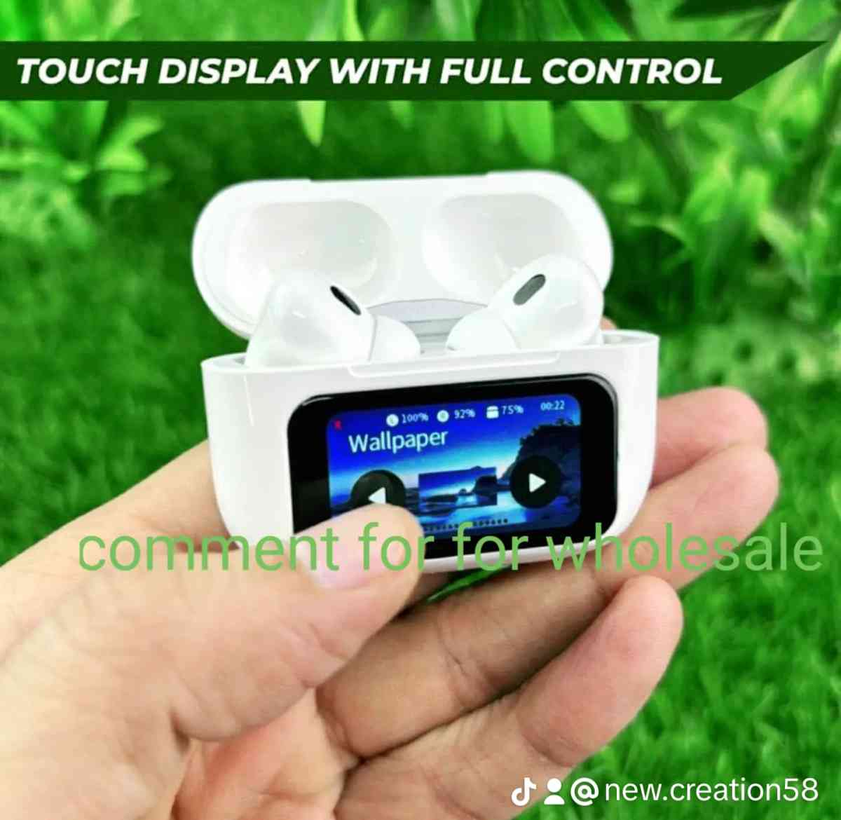 A9 pro wireless earbuds with display - Chicago, Illinois - FleaMarketBay