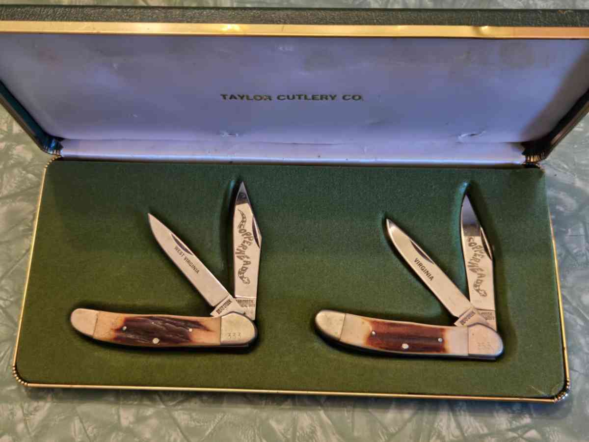 extremely rare taylor cutlery knife set - Booneville, Arkansas