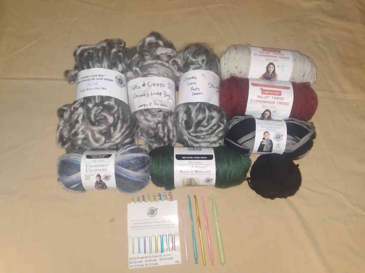 Yarn and Crochet Hooks - Aurora, Colorado