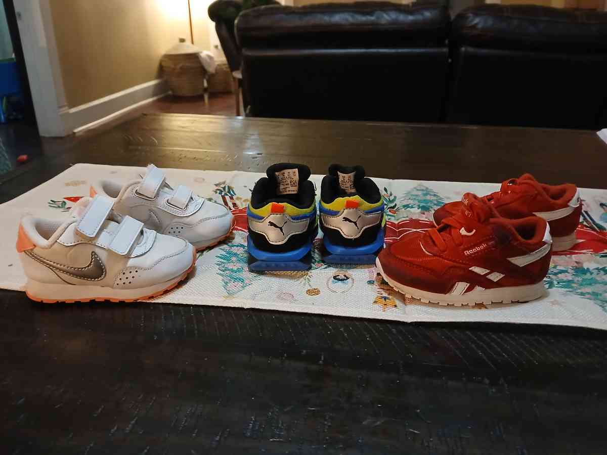 Lot of baby shoes Nike Reebok and Puma 4C - Indianapolis, Indiana - FleaMarketBay