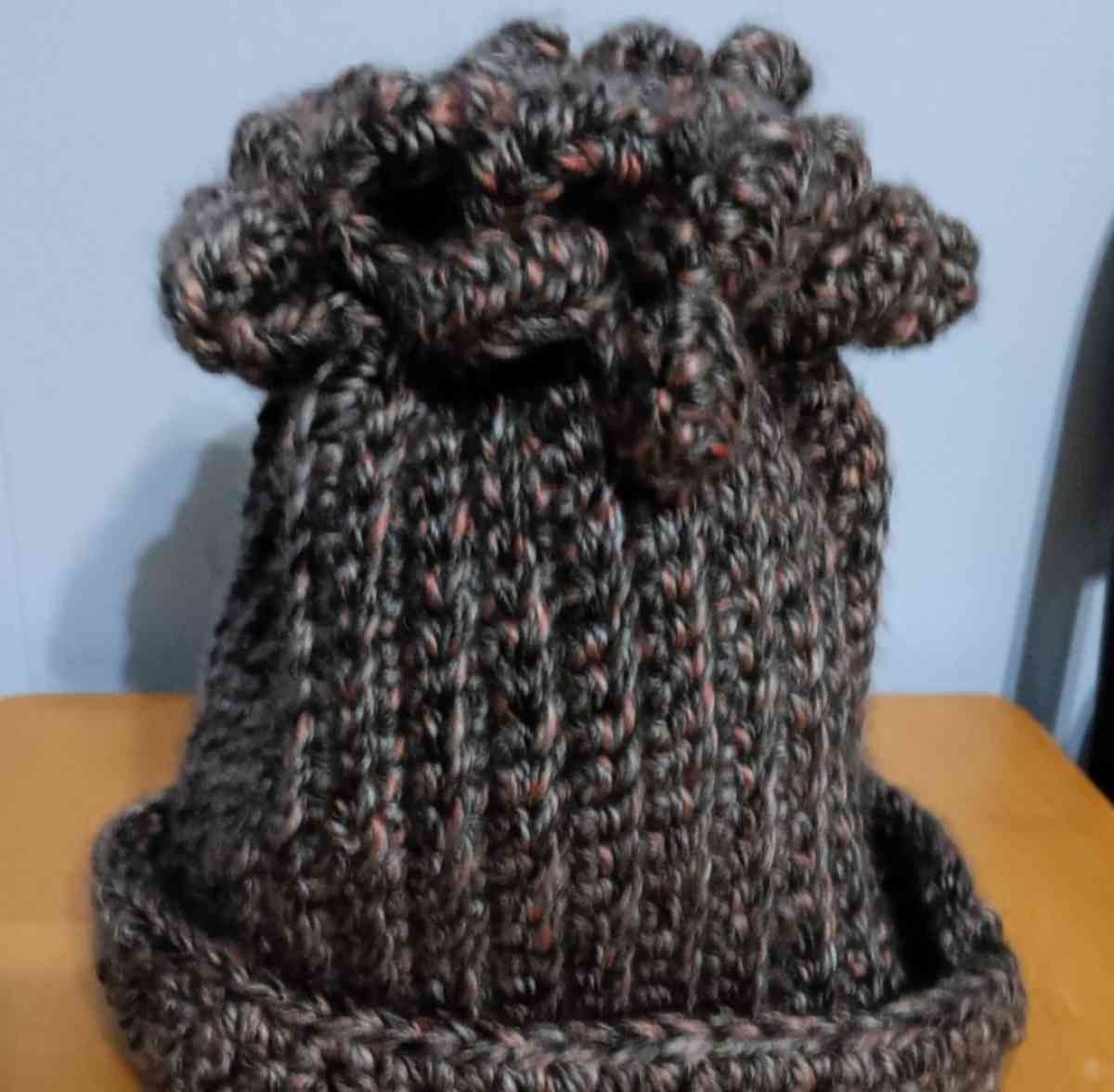 Grey Crochet Adult Beanie - Nashville, Arkansas - FleaMarketBay