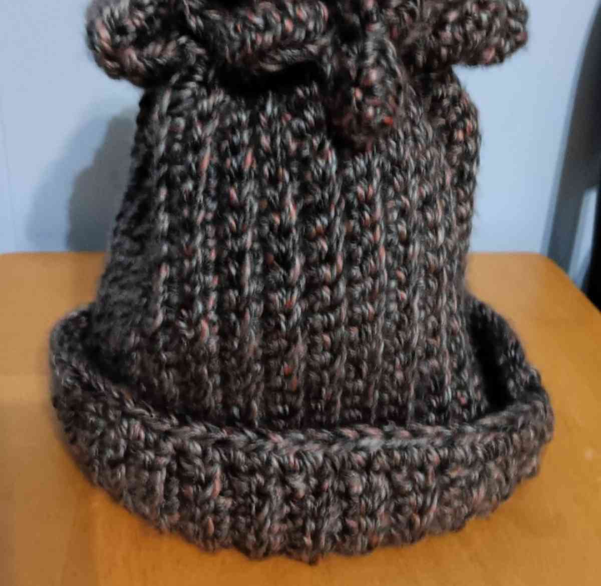 Grey Crochet Adult Beanie - Nashville, Arkansas - FleaMarketBay