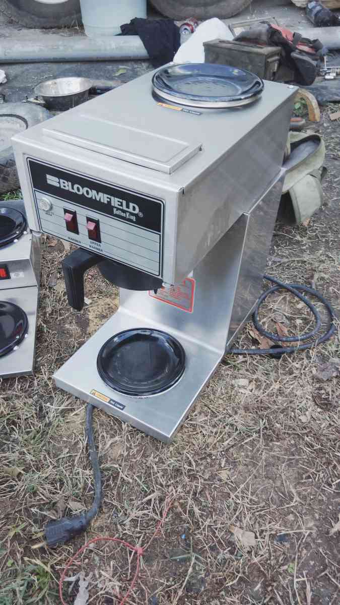 Bloomfield Industrial Coffee Machine - Highlands, Texas - FleaMarketBay
