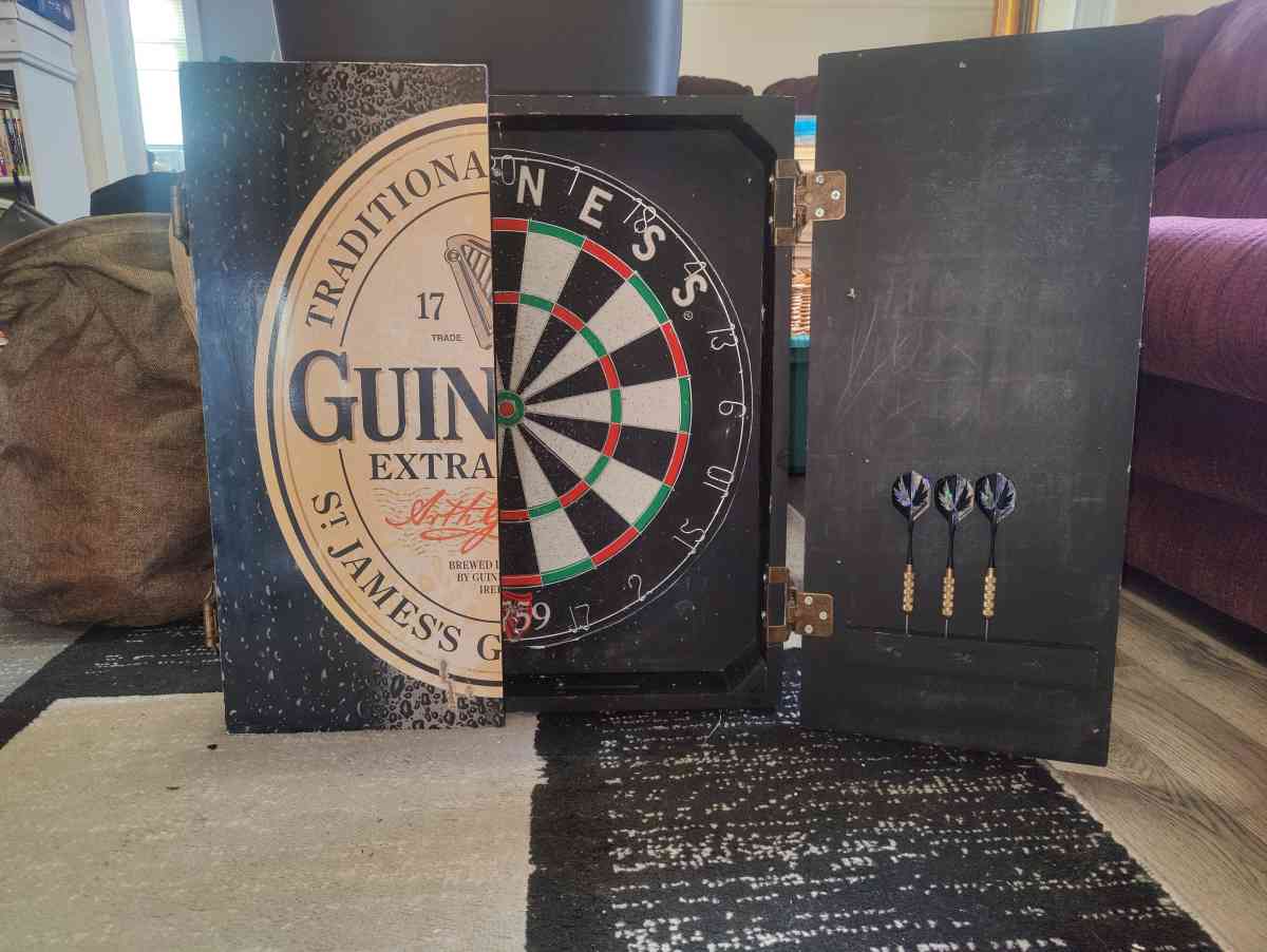 Guinness Extra Stout Beer Dart Board - Kokomo, Indiana - FleaMarketBay
