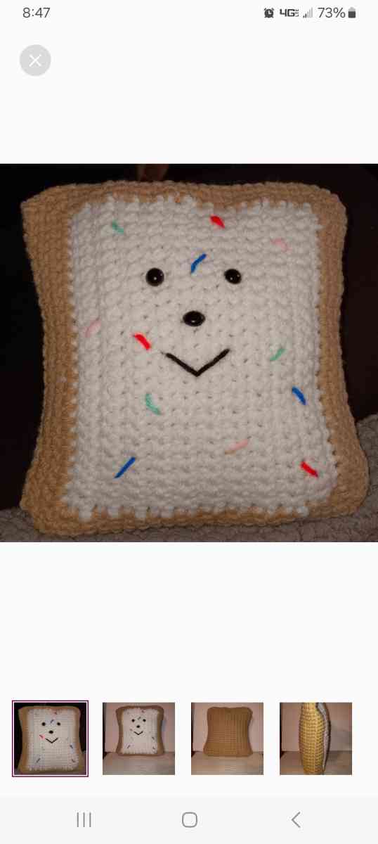 Handmade Crochet Pop Tart - Nashville, Arkansas - FleaMarketBay