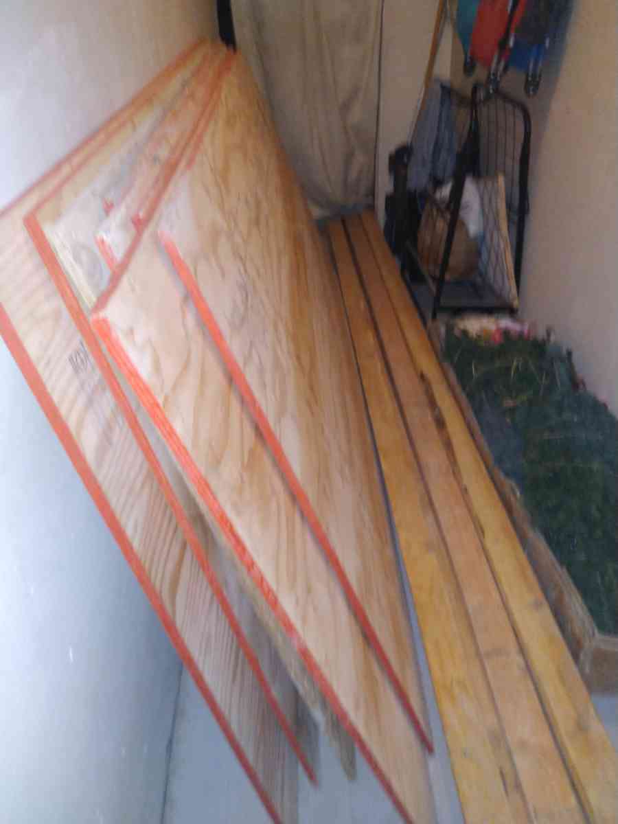 2x4x16 and 4x8x58 plywood - Maricopa, California