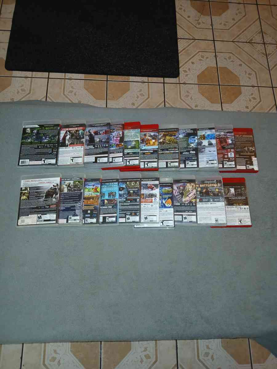 21 PlayStation 3 Games for PlayStation 3 - North Hollywood, California - FleaMarketBay