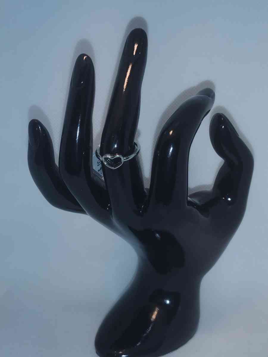 Open Heart Retro Geometric Ring - Roanoke, Virginia