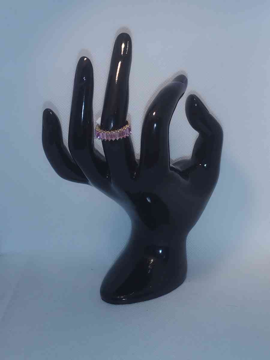 Straight Pink chic Rhinestone Ring - Roanoke, Virginia - FleaMarketBay