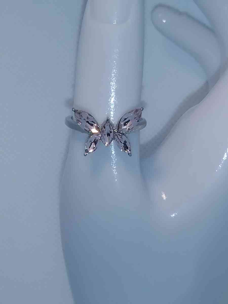 Silver Pink Butterfly Ring - Roanoke, Virginia