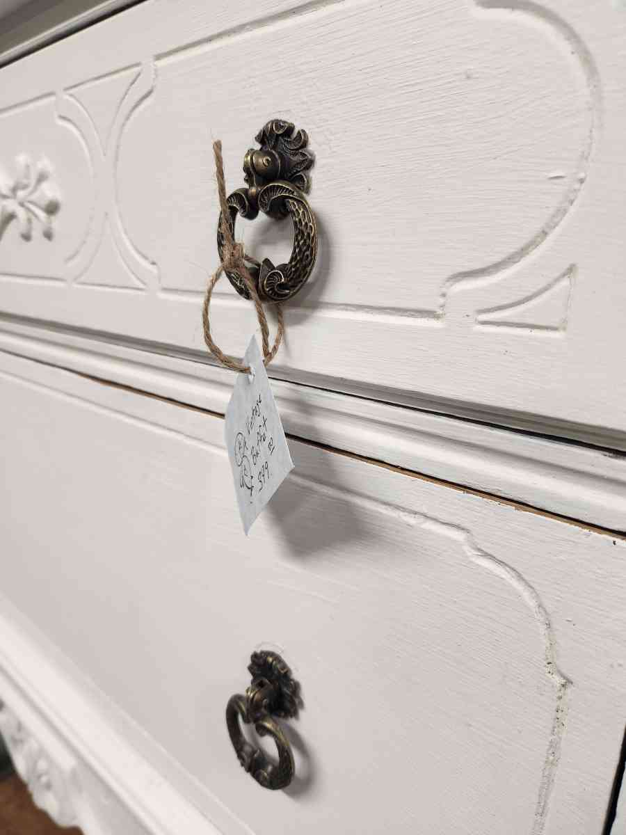 66 Buffet Server or Sideboard in White - Alexander, North Carolina - FleaMarketBay