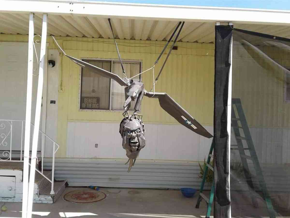 Richard Nixon with American Eagle - Bullhead City, Arizona