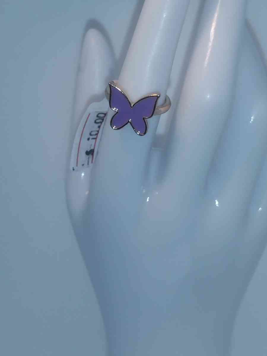 Purple Butterfly ring - Roanoke, Virginia - FleaMarketBay