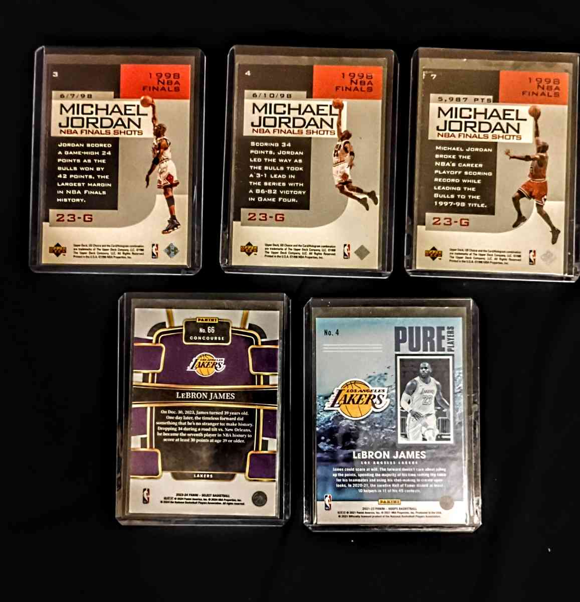 original Michael Jordan LeBron James 5 car lot - Abbott, Texas - FleaMarketBay