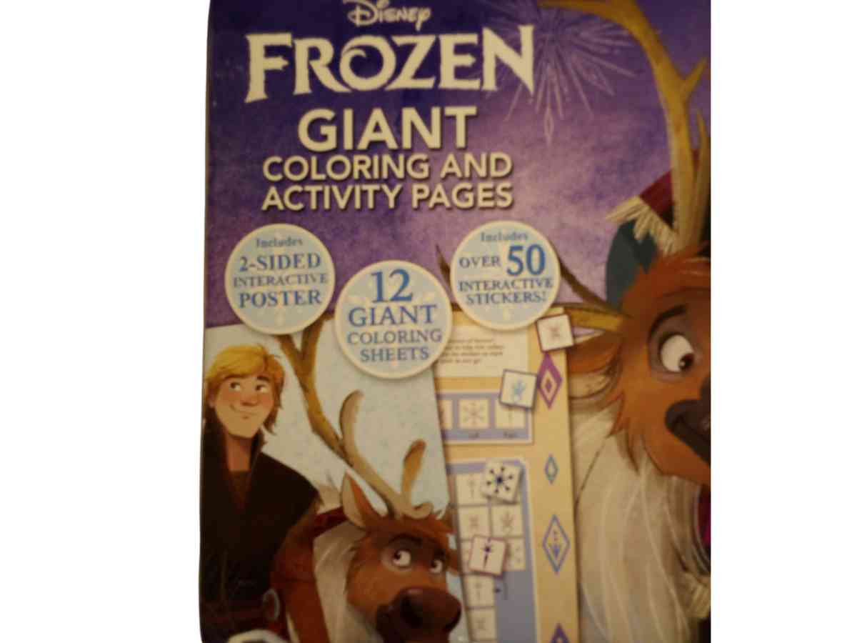 DISNEYS FROZEN ACTIVITY SET INCLUDES 2 SIDED INTERACT POSTER - Sanford, Florida - FleaMarketBay