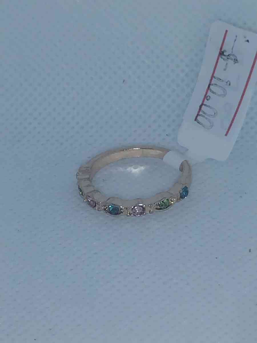 Multi Color Stones Chic Rhinestone Ring - Roanoke, Virginia - FleaMarketBay