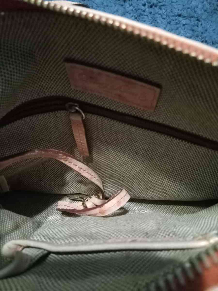 Dooney and Bourke Pink Ostrich Leather Bag - Brentwood, California - FleaMarketBay