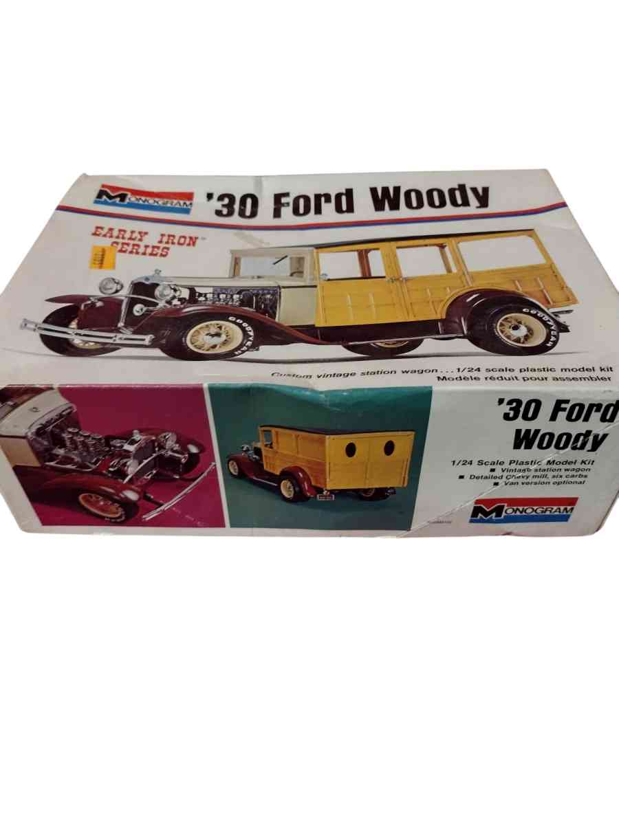 yellow 30s ford woody model car kit - Saint Louis, Missouri - FleaMarketBay