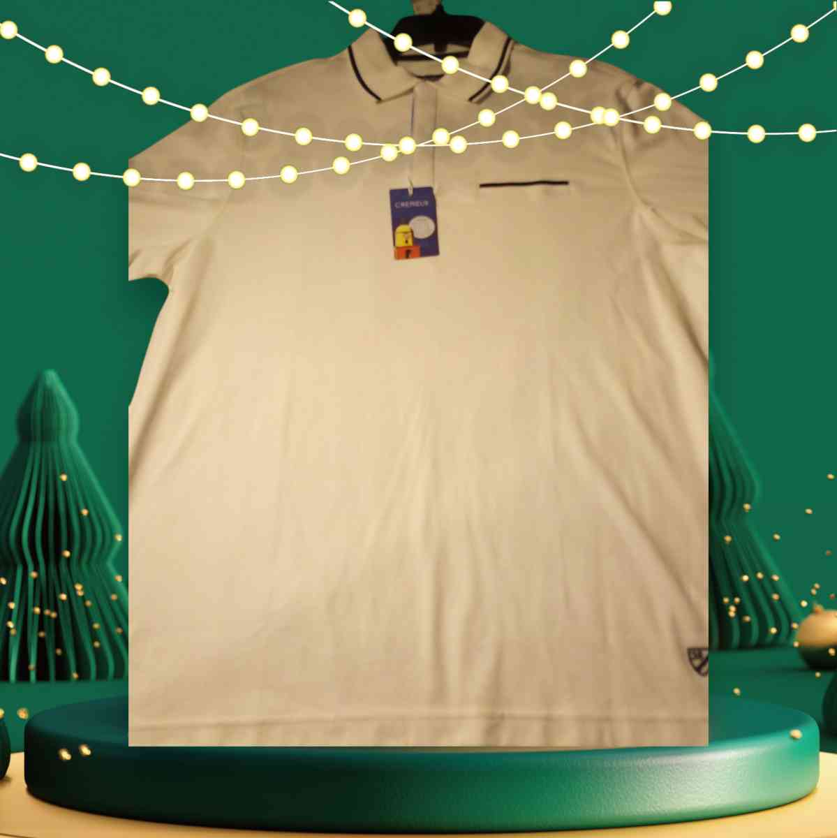 CREMIEUXYacht Club Collection Faux Pocket Short Sleeve Snaps - Sanford, Florida