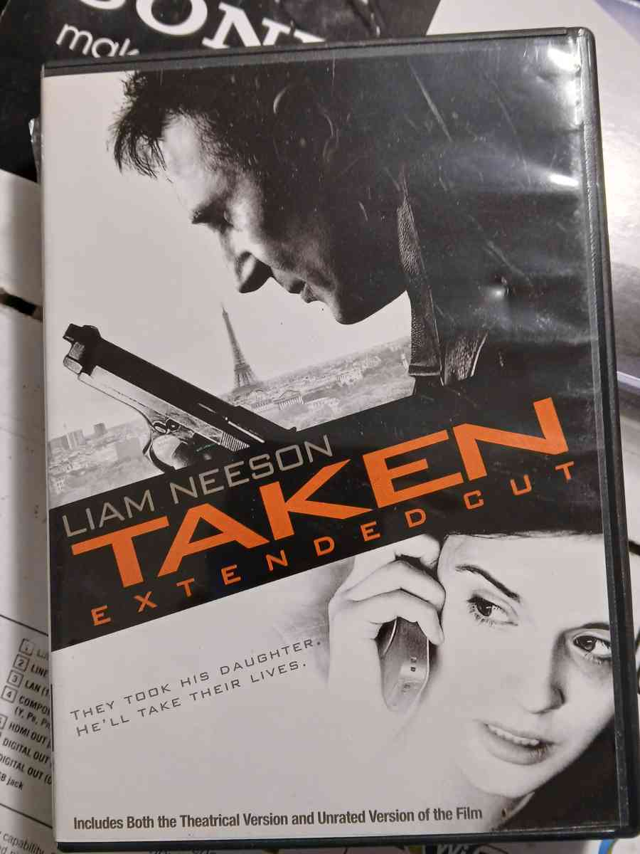 Taken DVD Extended cut with Liam Neeson - Indianapolis, Indiana - FleaMarketBay