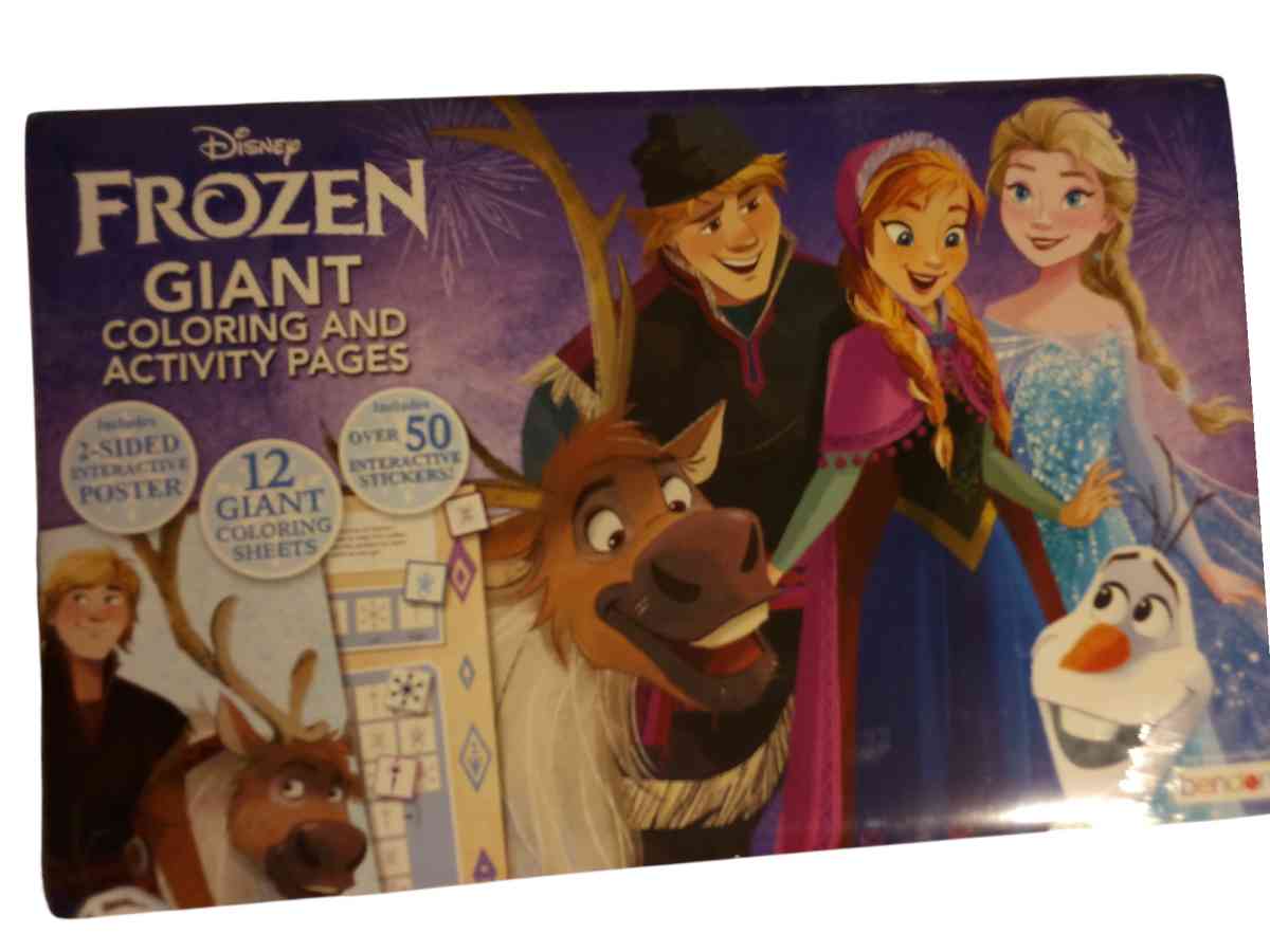 DISNEYS FROZEN ACTIVITY SET INCLUDES 2 SIDED INTERACT POSTER - Sanford, Florida - FleaMarketBay