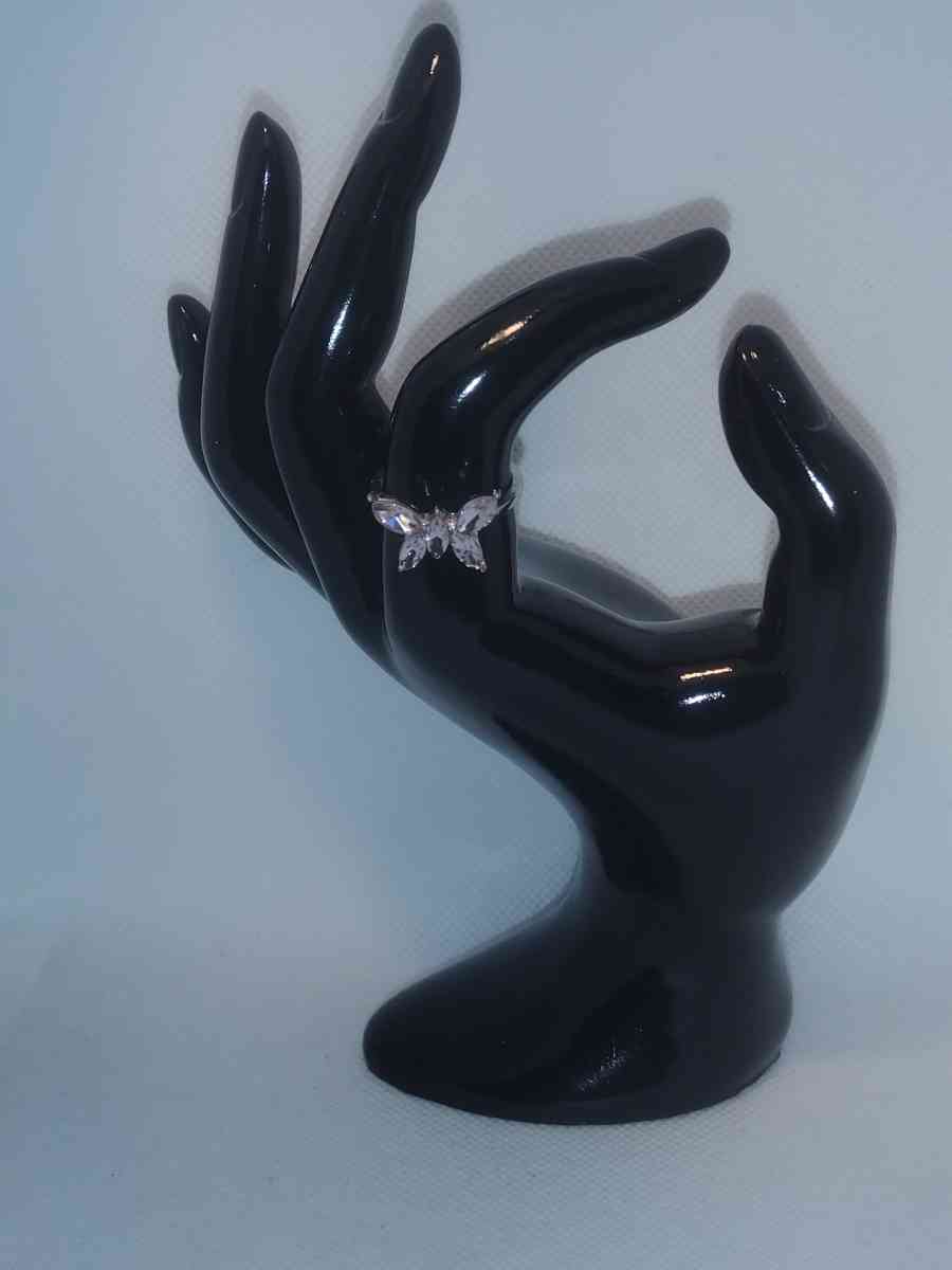 Silver Pink Butterfly Ring - Roanoke, Virginia - FleaMarketBay