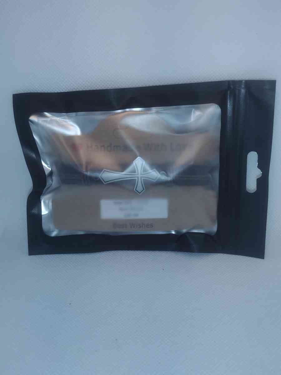 Brown Cross Leather Bracelet VCB - Roanoke, Virginia - FleaMarketBay