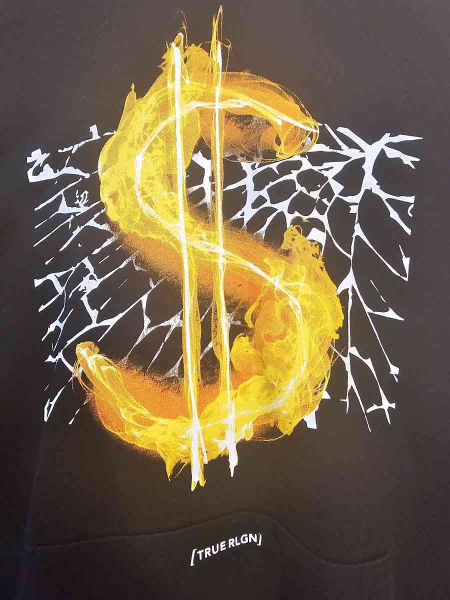 True Religion Black Hoodie XL - Indianapolis, Indiana - FleaMarketBay