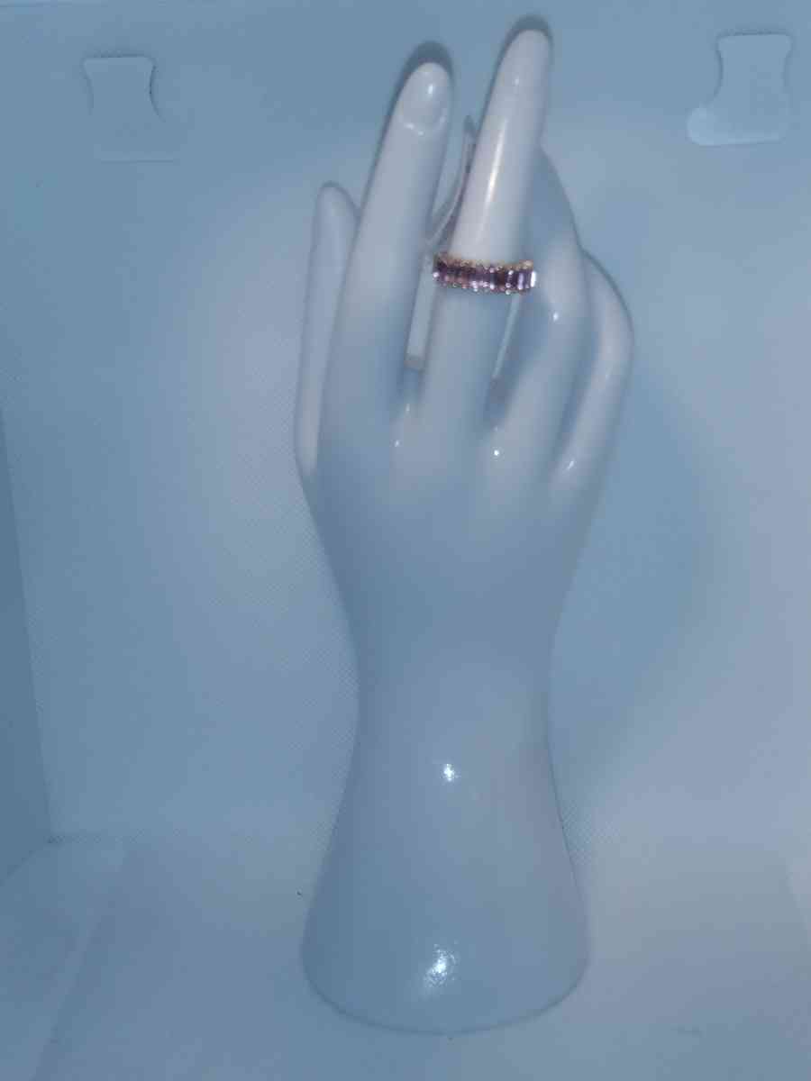 Straight Pink chic Rhinestone Ring - Roanoke, Virginia