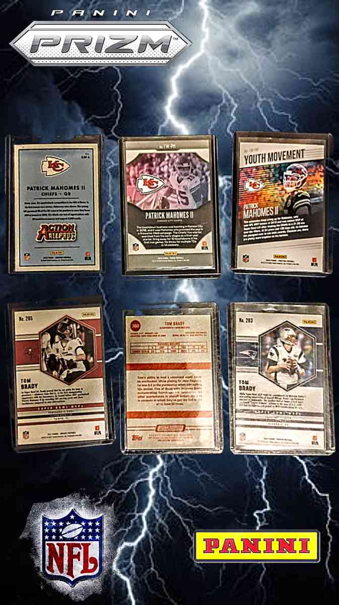 6 lot prizm Tom Brady Patrick mahomes cards - Abbott, Texas - FleaMarketBay
