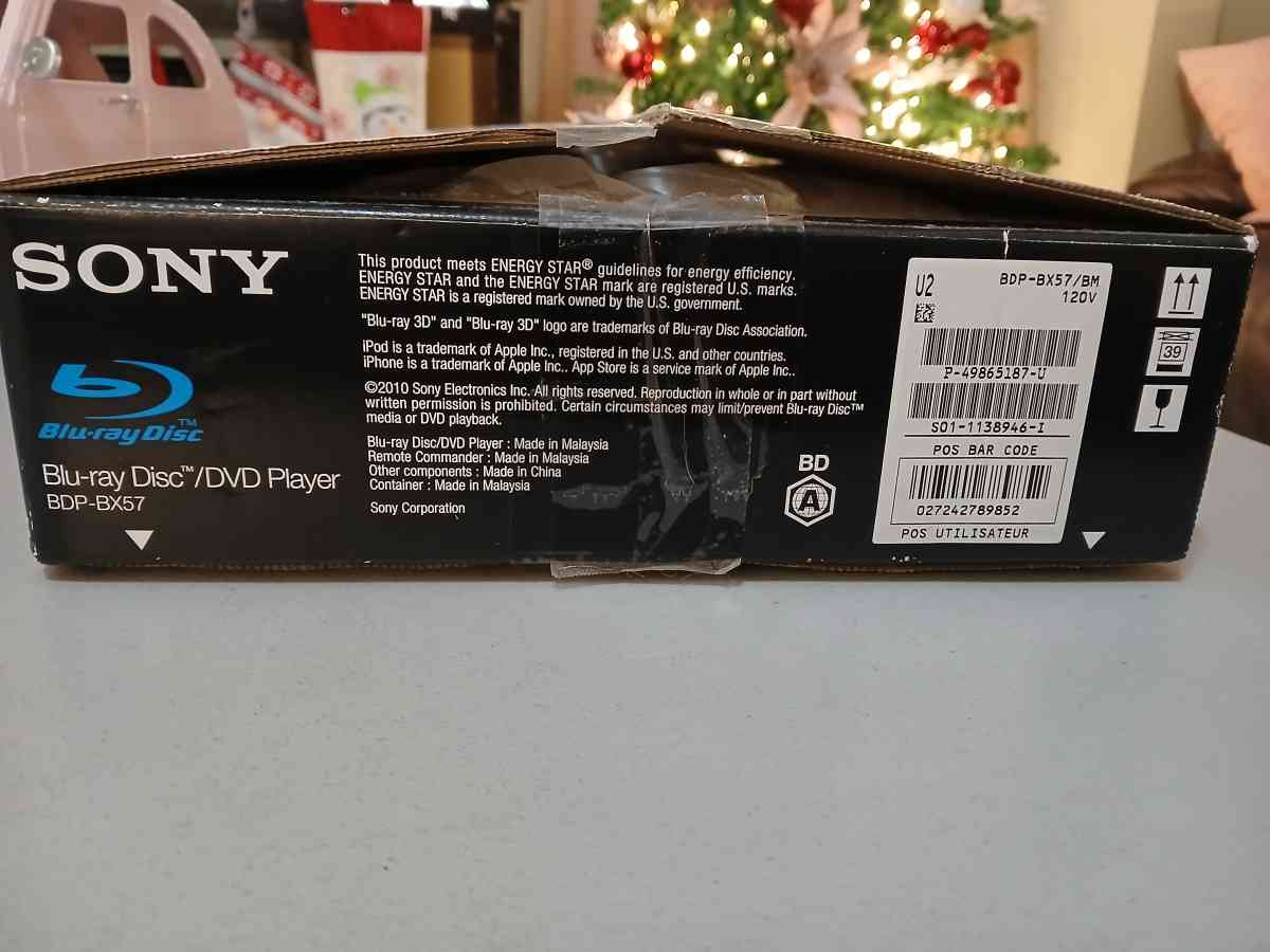 Sony Bluray and DVD player BDPBX57 Brand new - Indianapolis, Indiana - FleaMarketBay