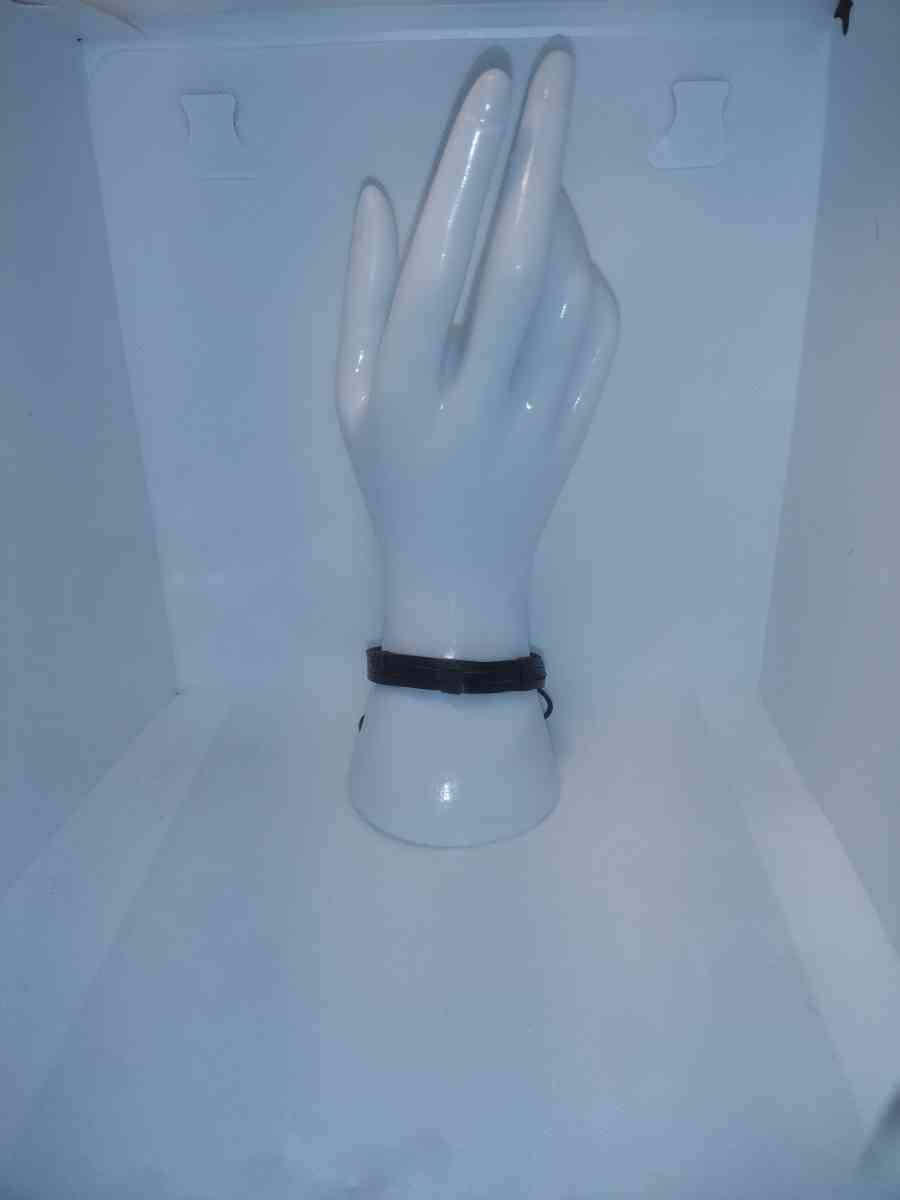 Faux Leather Bracelet 3 Band brown - Roanoke, Virginia - FleaMarketBay