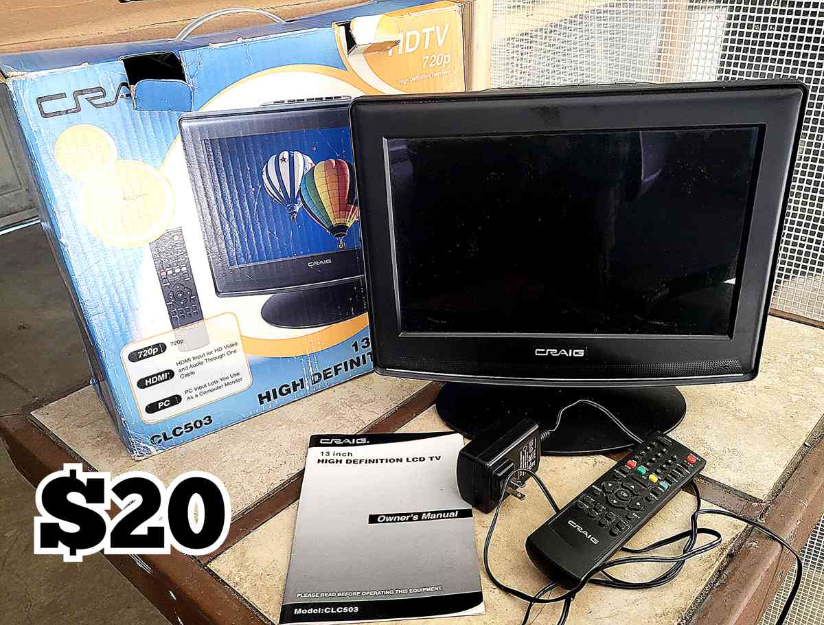 Craig 13 inch  portable ac  DC and battery powered - Milford, Delaware